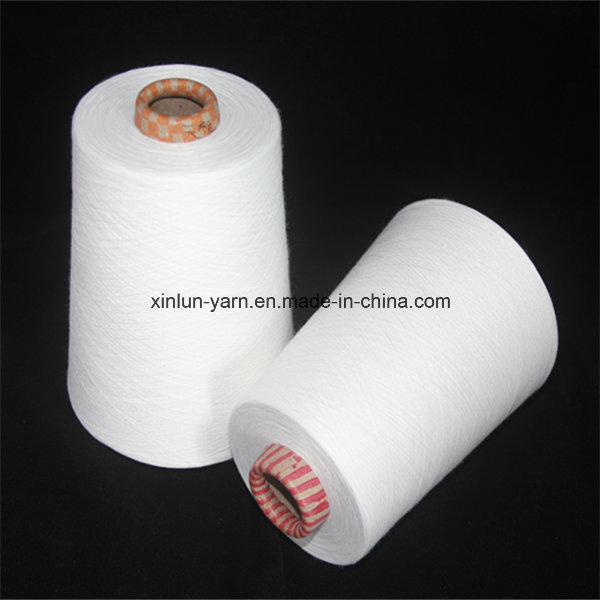 Hot Sale 30s Virgin Polyester Spun Yarn for Weaving Hand Knitting